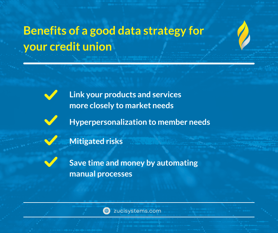 Benefits of a good data strategy for your credit union